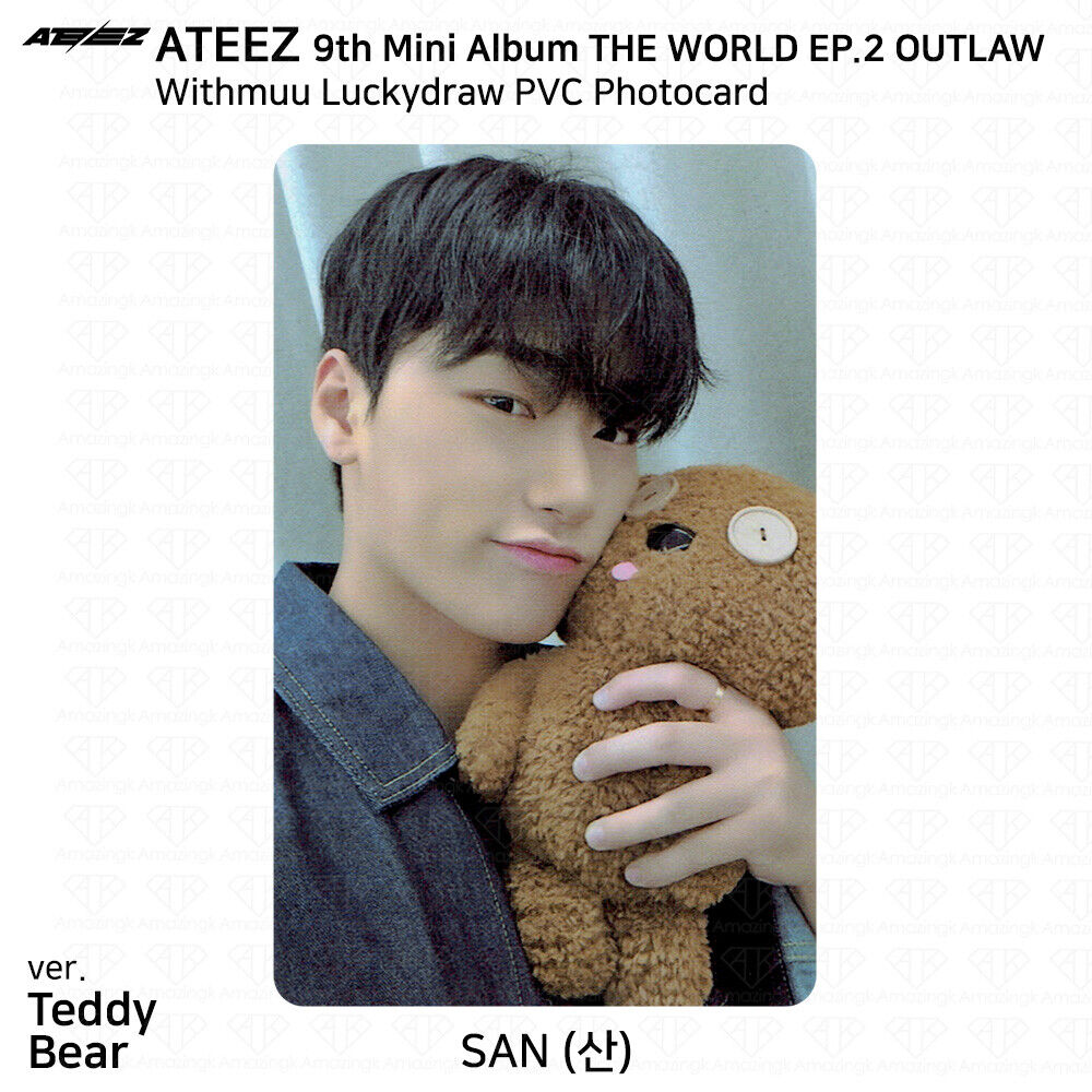 ATEEZ 9th Mini Album THE WORLD EP.2 OUTLAW Lucky Draw PVC ATEEZ 9th Mini Album THE WORLD EP.2 OUTLAW Lucky Draw PVC