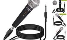 Dynamic Vocal Microphone - Metal Casing, Microphone for Singing, Speaking,