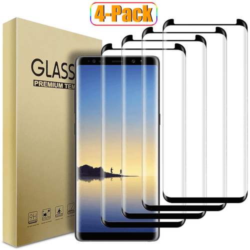 4Pack For Samsung Galaxy Note 8 Tempered Glass Screen Protector Case Friendly - Picture 13 of 13