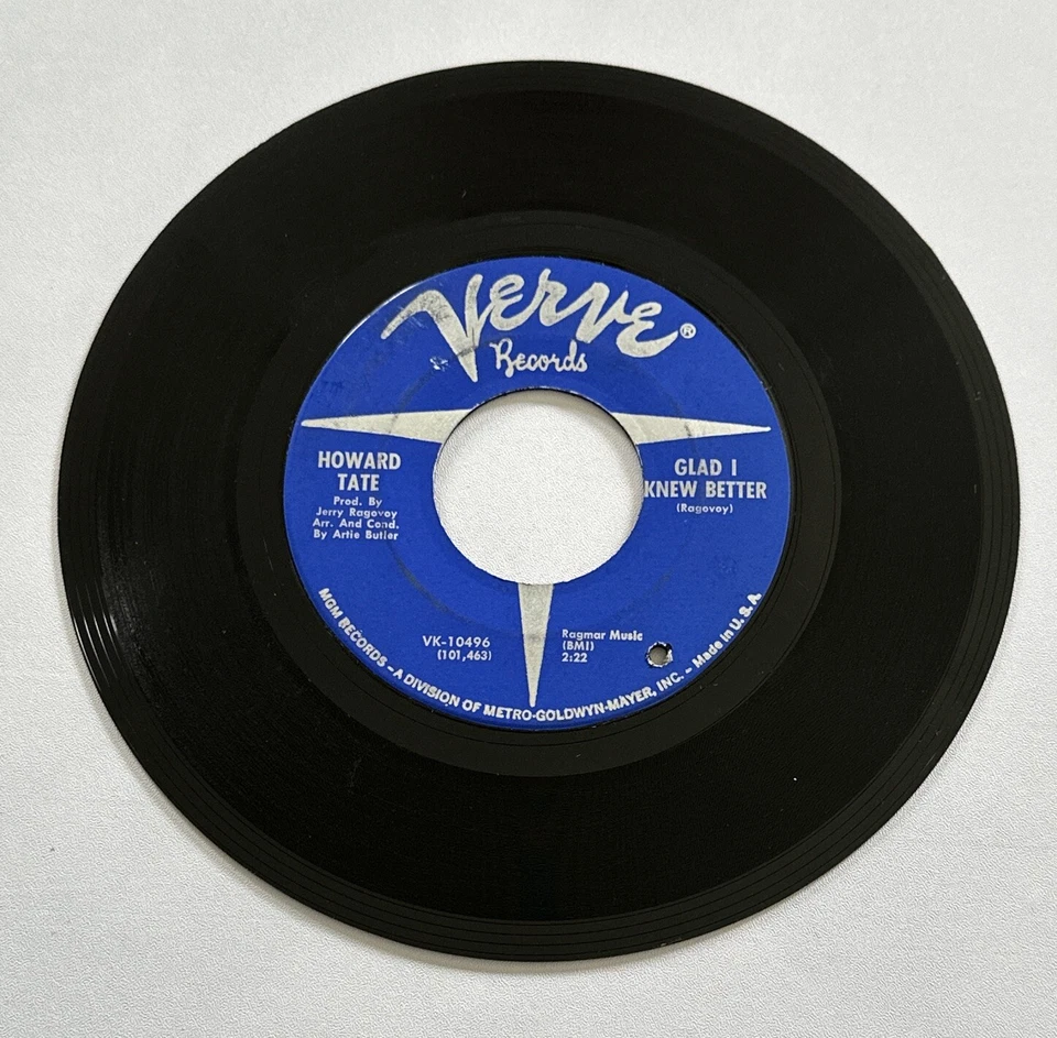 Howard Tate - Get It While You Can  7”  Funk Soul Jazz Vinyl Record VG+ - Изображение 4 из 4