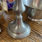 Set Of 2 Reed & Barton Pewter Candlestick 10" Weighted P56 & Bowl P45 — photo 2