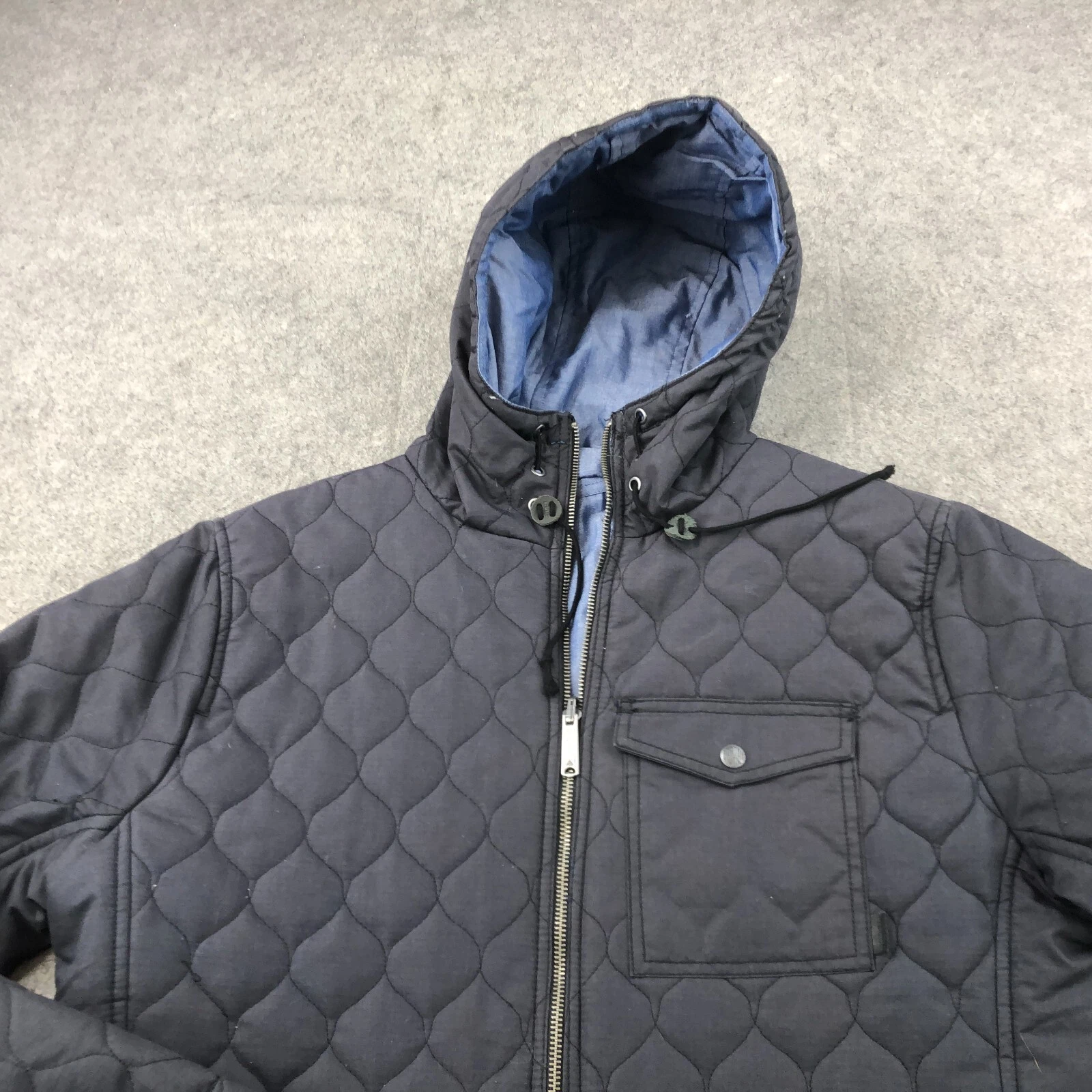 burton reversible dryride hooded snowboarding jacket