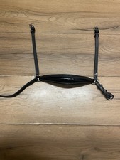 Cob Full Black Patent Busse Drop Noseband Monocrown Double Buckle Soft Leather