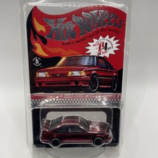 Hot Wheels 2021 Rlc Red Line Club Exclusive 1993 Ford Mustang Cobra R Red
