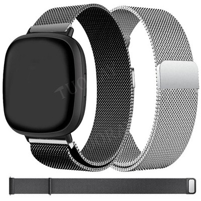 Milanese Magnet Loop Armband Für Fitbit Versa 4 Versa 3 Fitbit Sense 2 1 Ersatz