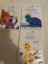 LOT OF  3 BABY EINSTEIN DVDS FOR CHILDREN BABY NEPTUNE, VAN GOGH, WORLD ANIMALS