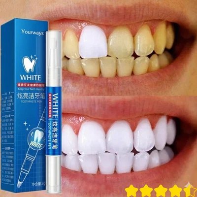 Teeth Whitening Gel Pen Extra Strong White Tooth Whitener Delicate Stain Remover