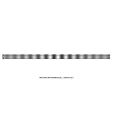 HORNBY Track R603 1x Long Straight - Extended 670mm
