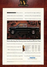 Mazda B4000 Print Ad - Introducing The Best Power Tool You'll Ever Buy