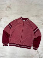 Vintage Christian Dior Monsieur Velour Zip Up Jacket 1980s Men SIze L Red