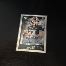 BRIAN LEWERKE GENUINE AUTHENTIC SIGNED AUTOGRAPHED FOOTBALL CARD