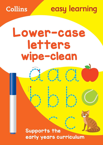 Lower Case Letters Age 3-5 Wipe Clean Activity Book: the Ideal Home Learning Res - Picture 1 of 5
