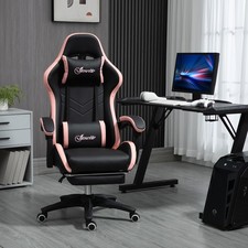 Vinsetto Racing Style Gaming Chair with Reclining Function Footrest Refurbished