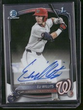 2025 Bowman Draft #CPA-EW Eli Willits Chrome Prospect Autographs