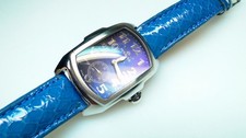 Invicta Lupah Watch Model 2350 w Blue Copper Head Snakeskin Leather Band
