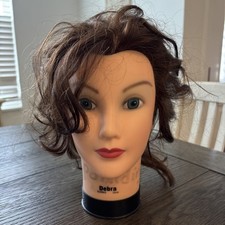 Burmax Debra Human Hair Mannequin Head Cosmet...