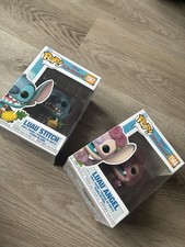 Funko Pop Vinyl Lilo  Stitch Luau Stitch  Luau Angel Figures Set
