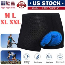 Bicycle Shorts Cycling Men Women Bike Underwear Pants Soft Sponge Gel Padded 3D
