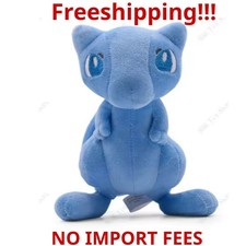 Pokemon Shiny Mew Bubble Blue Variant Plush Toy 7" Soft Collectible Figure