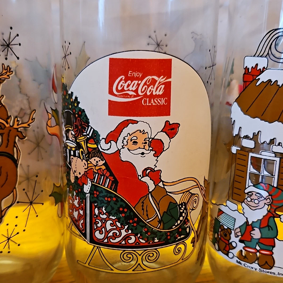 Santa Coke Glasses for sale | eBay