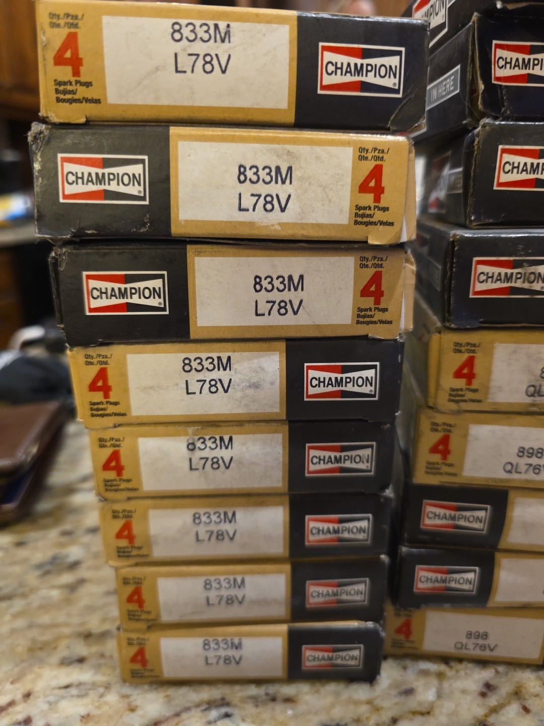 Champion 833M Marine Spark Plug L78V - 4 Pack