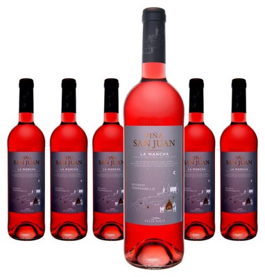 6 x Félix Solís Viña San Juan Rosado (Tempranillo)   2024