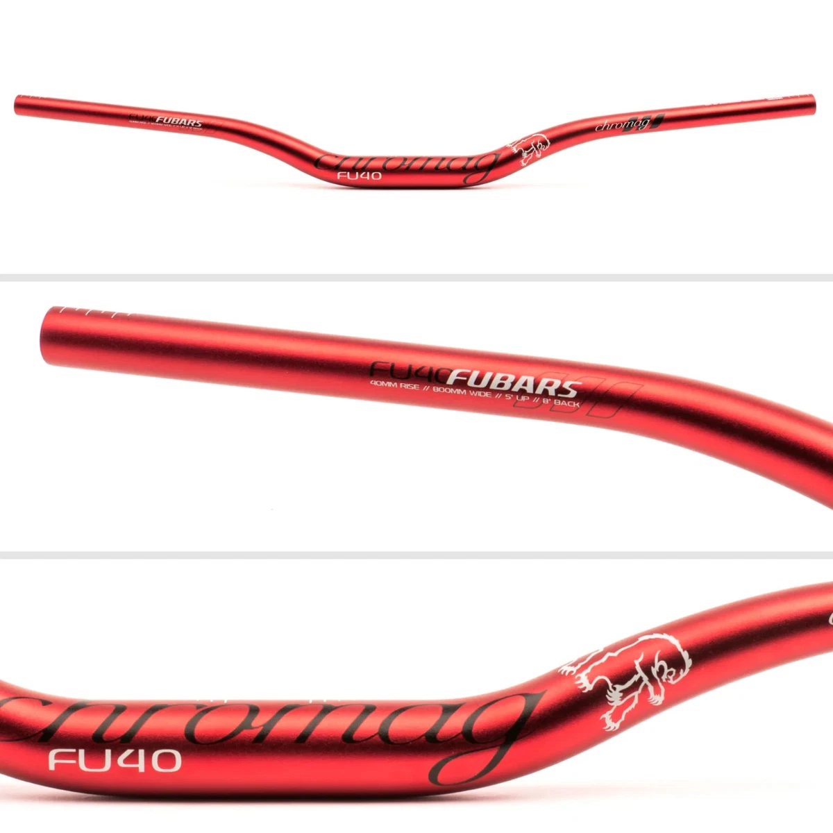 Guidon Chromag Fubars FU40 31.8mm 800mm | Primeau Vélo Guidon Chromag Fubars FU40 31.8mm 800mm | Primeau Vélo