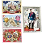 Edition a thousand beautiful * postcard * glitter * Neuschwanstein * King Ludwig * A6