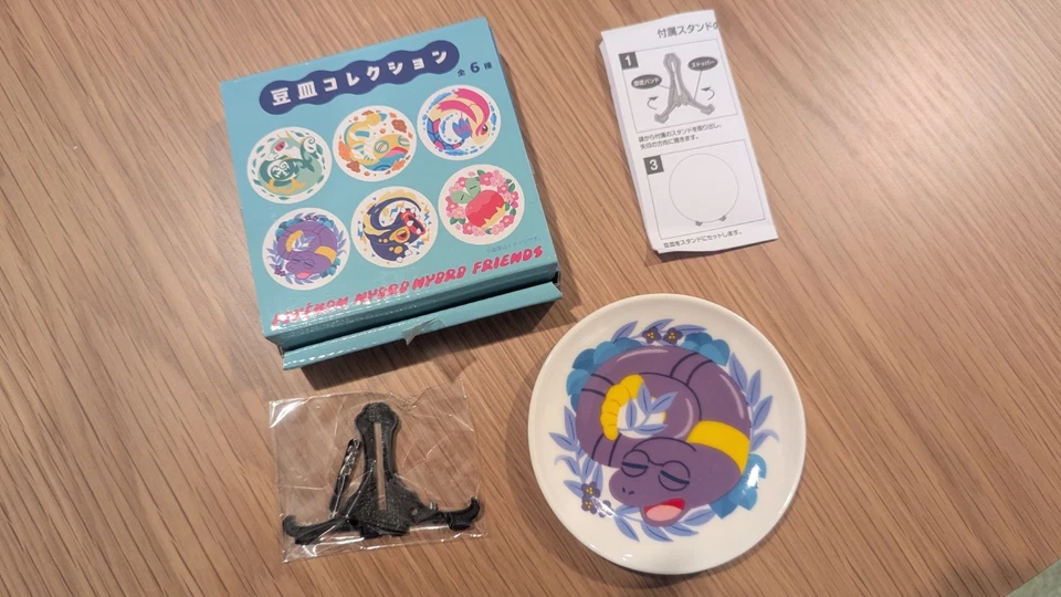 Pokemon Centro Plato Pequeño POKÉMON NYORO NYORO FRIENDS Ekans Long Friends EE. UU. Foto 2 de 4