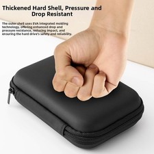 Portable EVA Hard Drive Case 2 5 Inch with Zipper for Cable Charger Storage