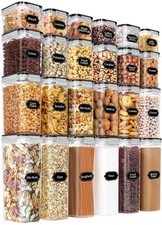 Airtight Food Storage Containers Set With Lids 24 Pcs Bpa Free Kitchen And Pantr