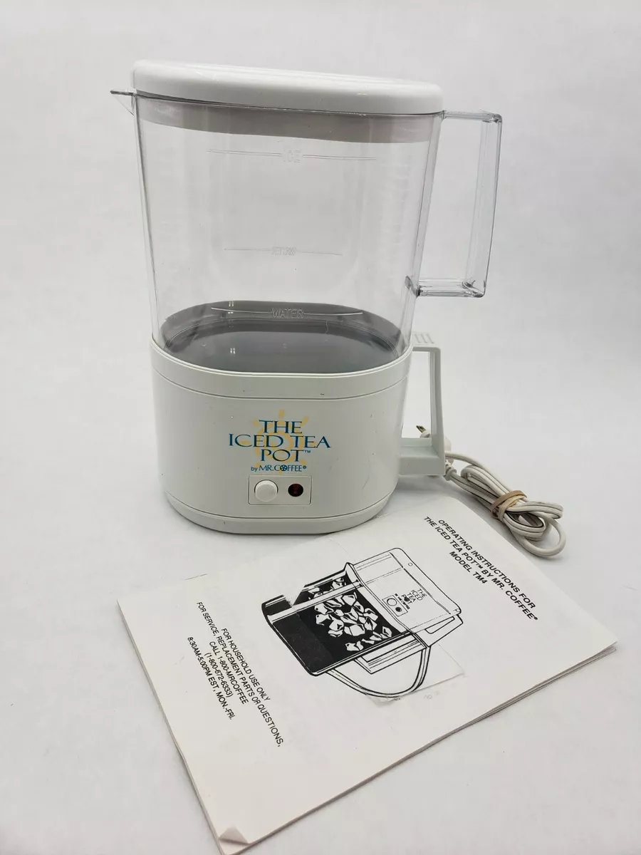 RARE DRIP DOWN Brew The Iced Tea Maker TM4 by Mr Coffee 1.5 quarts