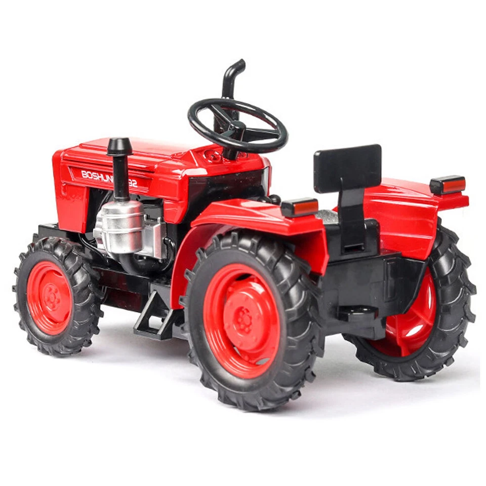 1:24 Farm Tractor Model Toy Diecast Tractor Toys for Boys Gifts Kids Adults Red - Image 4 of 4