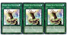 Yugioh - 3X Nordic Relic Draupnir - Common - Unlimited - STOR-EN045 - Near Mint