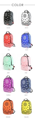 SPRAYGROUND Rucksack Rot Bandana Laptop Tablet Tasche NEU - Bild 9 von 24