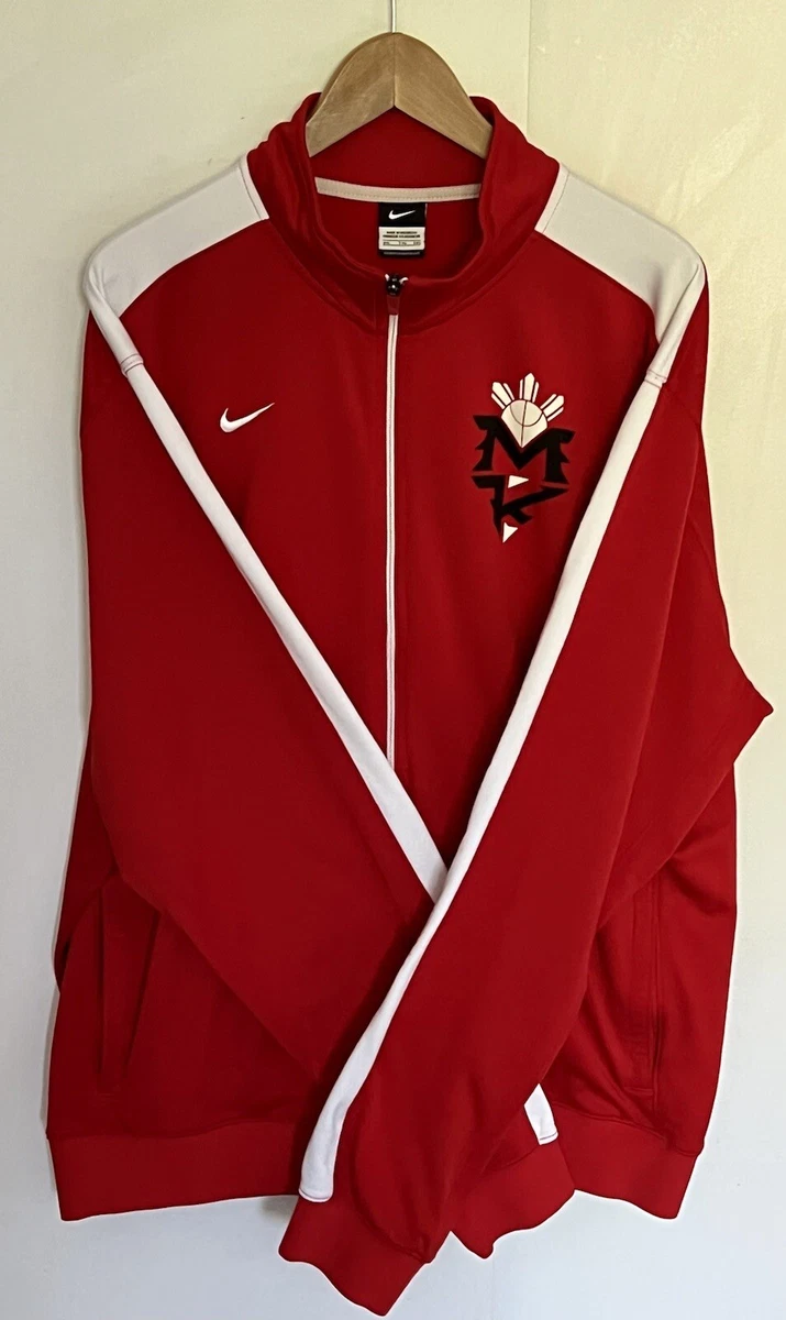 Red and cheap white nike sweatsuit