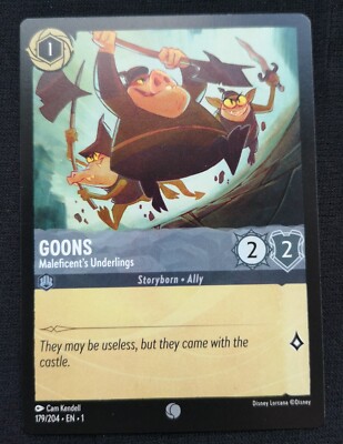Goons - Maleficent's Underlings- Lorcana - The First Chapter - NM Unplayed - 179
