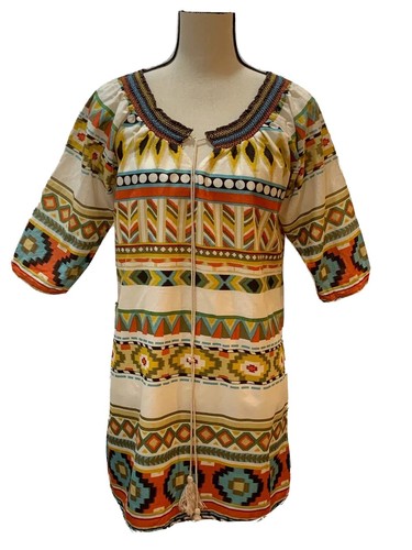Denim Bell-Sleeve Tunic| Plus Size Tunics | Roaman's