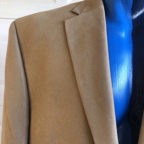 Lauren Ralph Lauren Blazer 44L Beige Polyester Khaki Suit Jacket Sport Coat - Picture 3 of 22