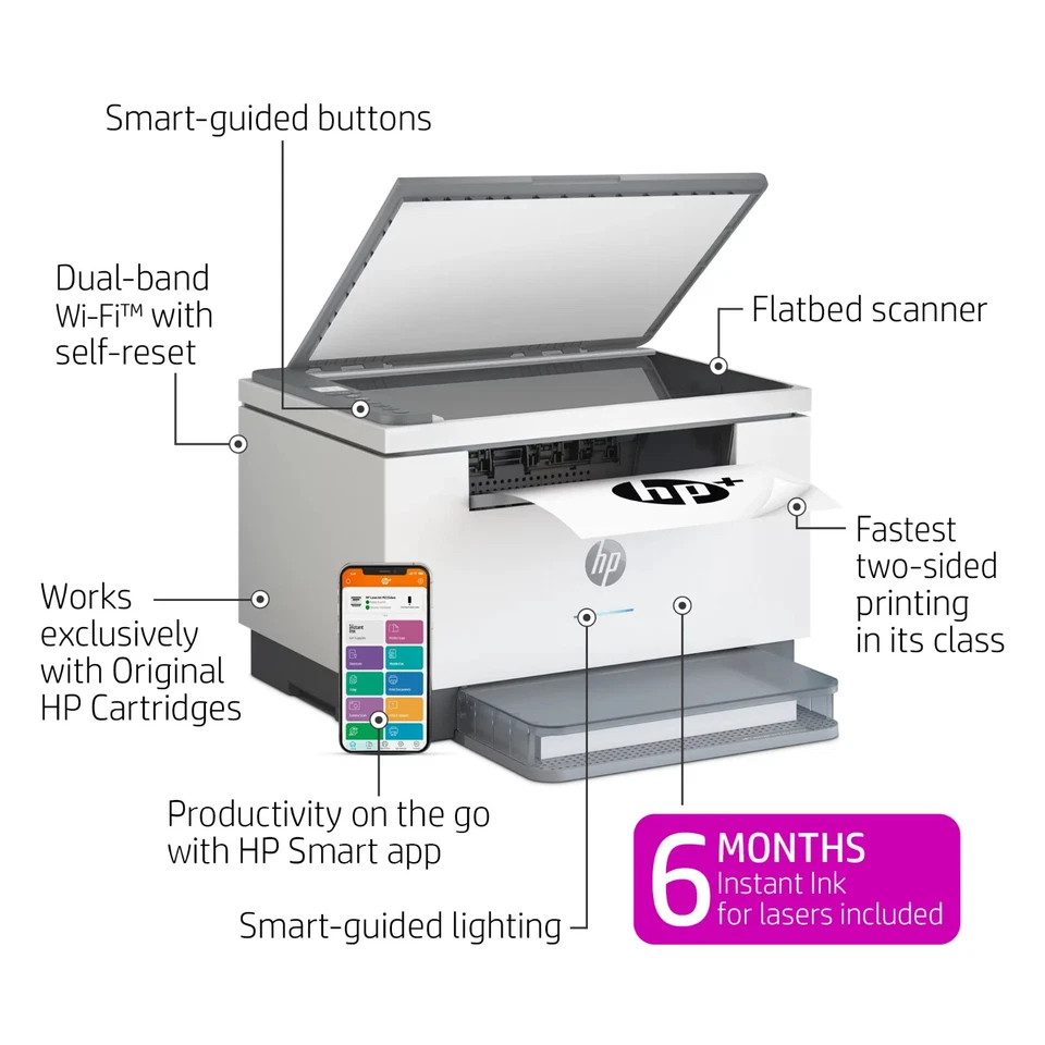 HP LaserJet MFP M235dwe Wireless Black & White Laser Printer🚚🚚 - Image 4 of 4