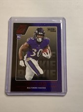 TYLER BADIE 2022 PANINI ZENITH RED ZONE PARALLEL RC #179 BALTIMORE RAVENS A-27