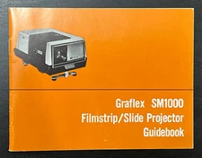 Graflex SM1000 Filmstrip Slide Projector Original Owner's Manual Instructions