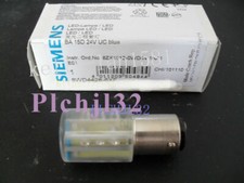 1pcs NEW Siemens Signal LED Light with BA 15D Lamp Post use 24V Blue 8WD4428-6XF