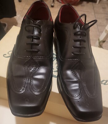 Ben Sherman Formal Derby Shoes, Black  leather sz8