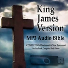 Authorized King James Version Audio Bible-Complete KJV Audiobook-ONE USB DRIVE