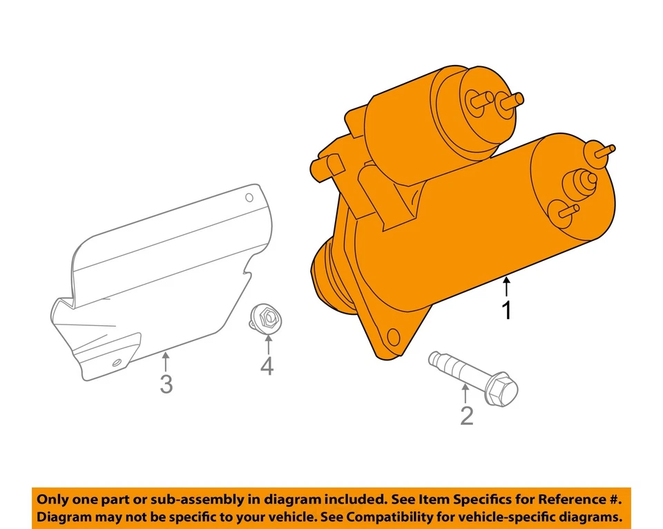 Used Starter Motor fits: 2013 Cadillac Cts 3.6 Grade A Foto 3 de 4