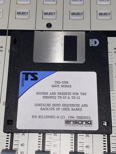 Ensoniq TSD-1006 WAVE FUNKTIONIERT - TS-10 TS-12 Diskette Sound Disk TS10 TS12 - Bild 3 von 4