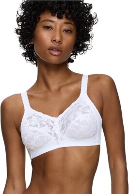 Triumph 10135874 Delicate Doreen BH Vollschalen-BH ohne Bügel, weiß, 48F neu mit Etikett