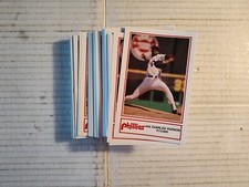 Lot Of (100) 1986 Charles Hudson Philadelphia Phillies Police Cigna Card #13 GC