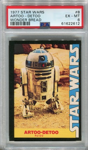 1977 Wonder Bread Star Wars #8 Artoo-Detoo — PSA 6